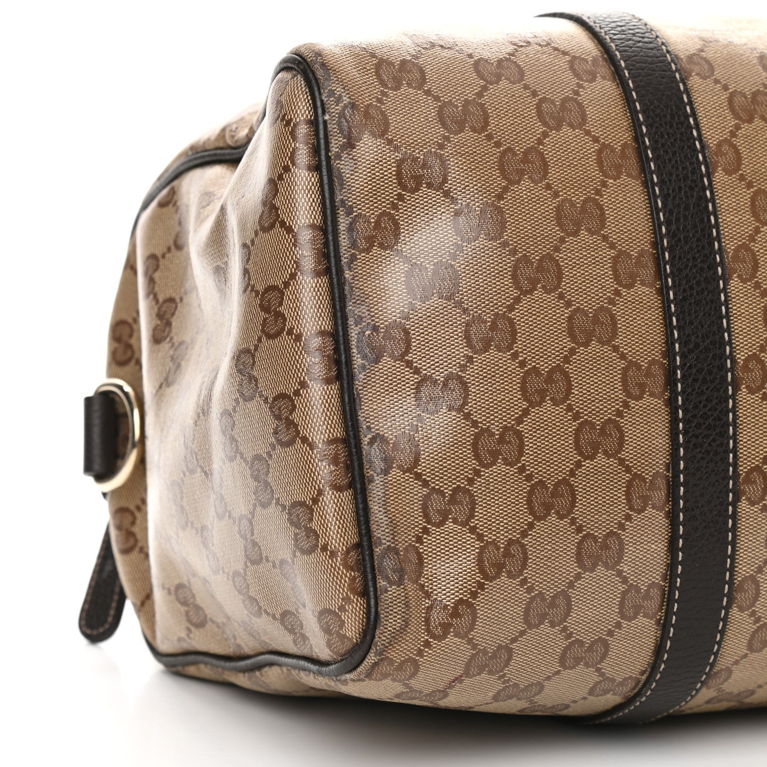 Gucci Crystal Monogram Medium Joy Boston Dark Brown 9 of 12