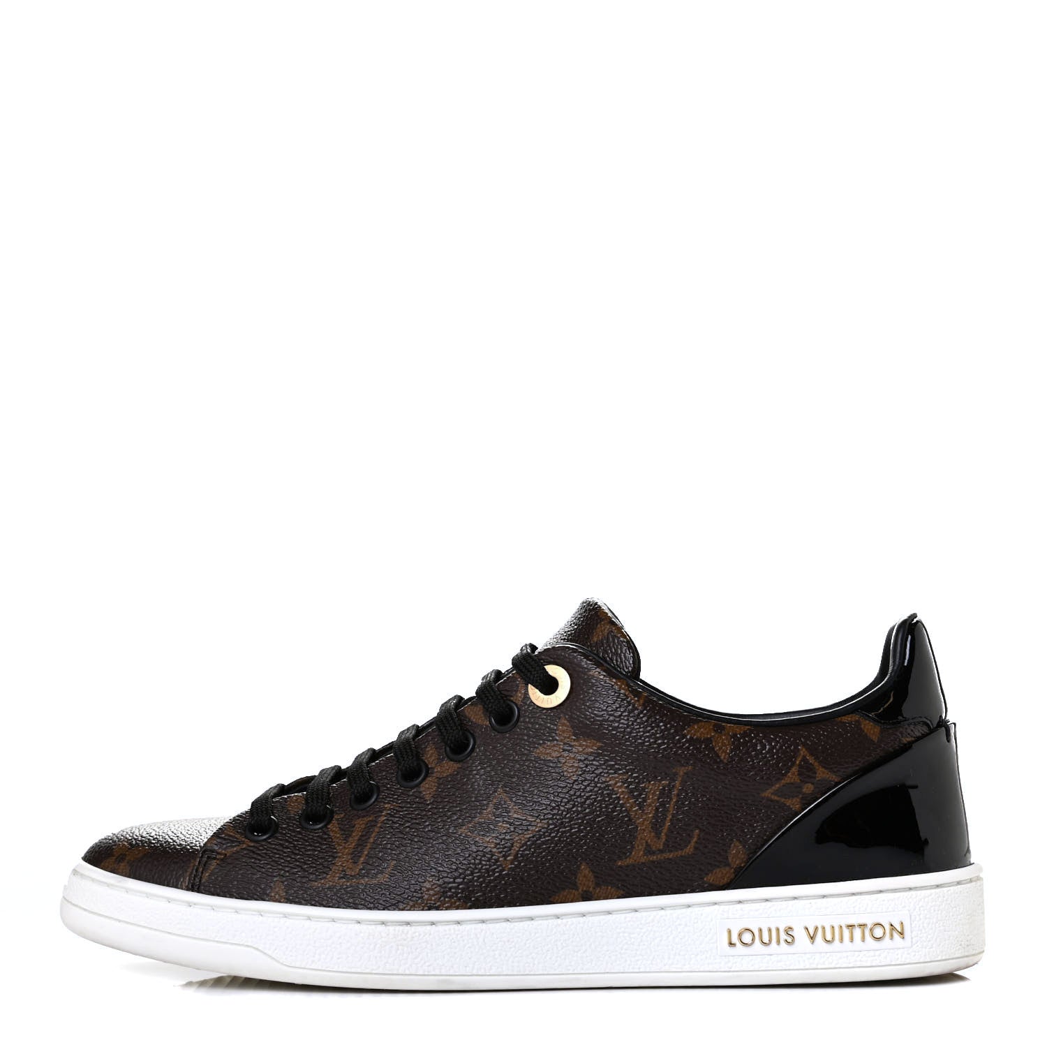 Louis Vuitton Patent Monogram Frontrow Sneakers 37 1 of 5