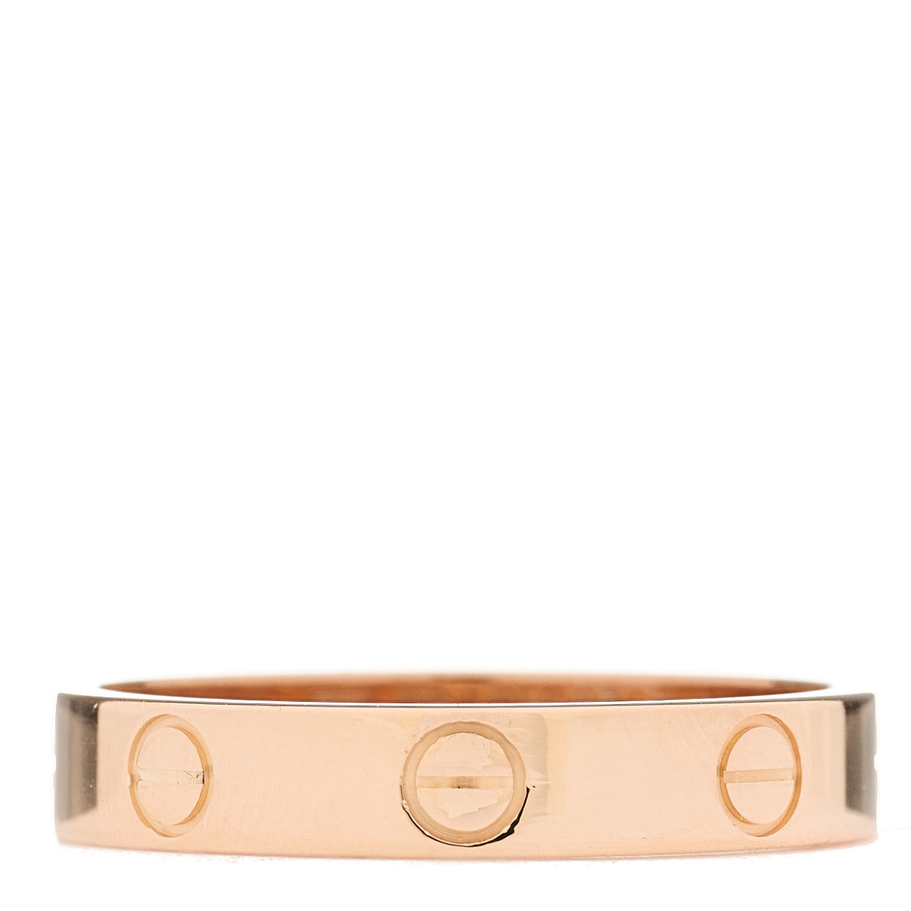 Cartier 18K Pink Gold 3.5mm LOVE Wedding Band Ring 55 7.25 1 of 5