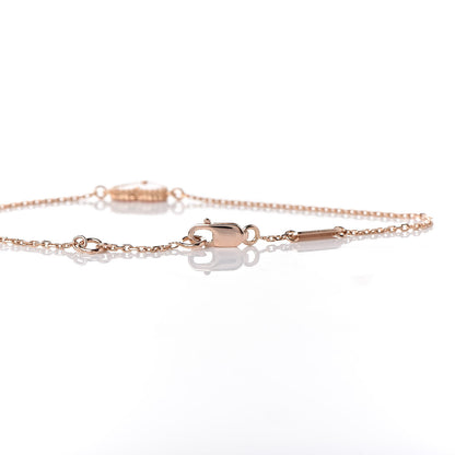 Van Cleef & Arpels 18K Rose Gold Carnelian Sweet Alhambra Heart Bracelet 4 of 7
