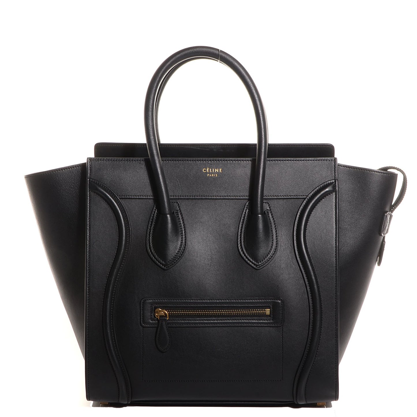 Smooth Calfskin Micro Luggage Black