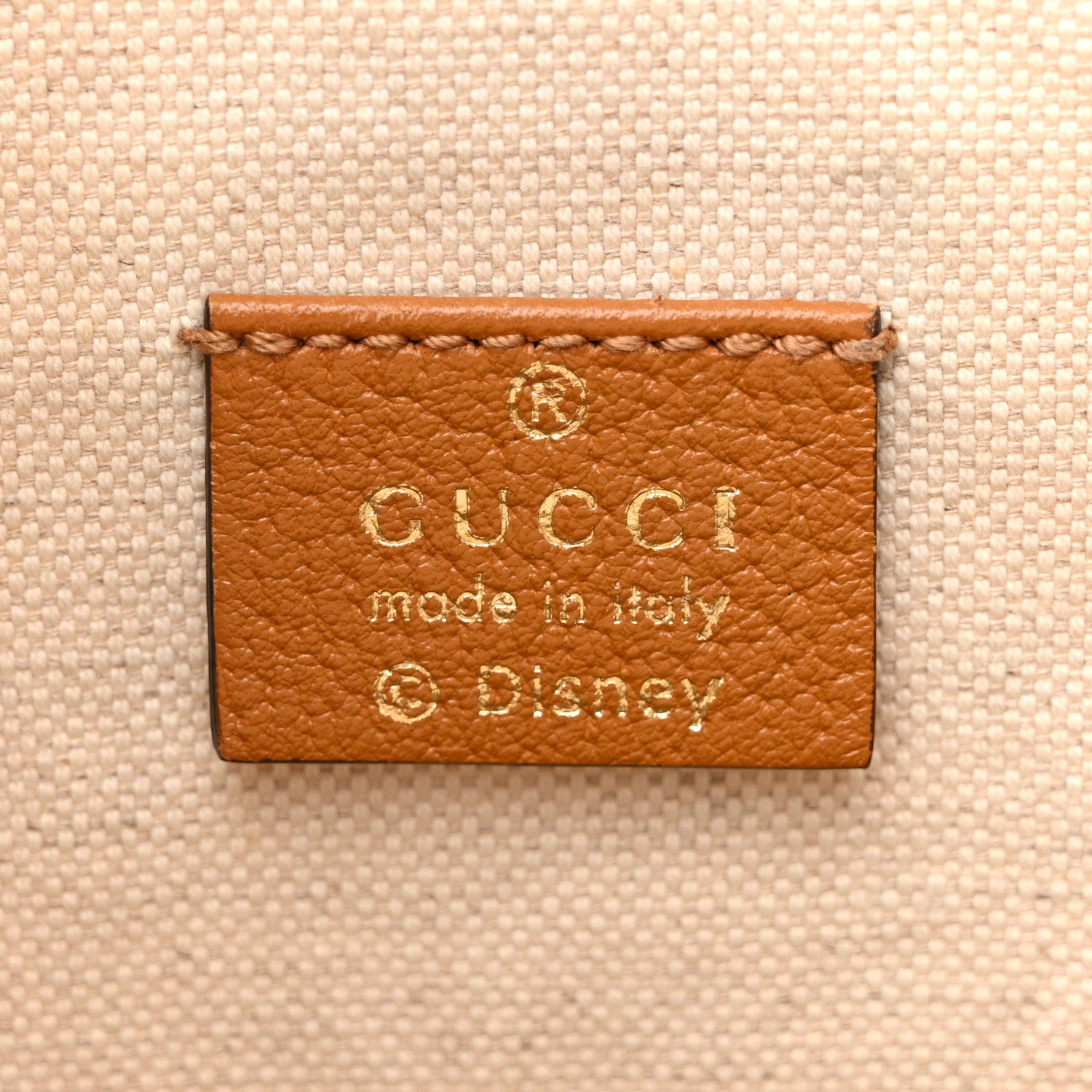 Gucci X DISNEY Mini Vintage GG Supreme Monogram Bucket Bag Beige Vintage Sun Oil 6 of 14