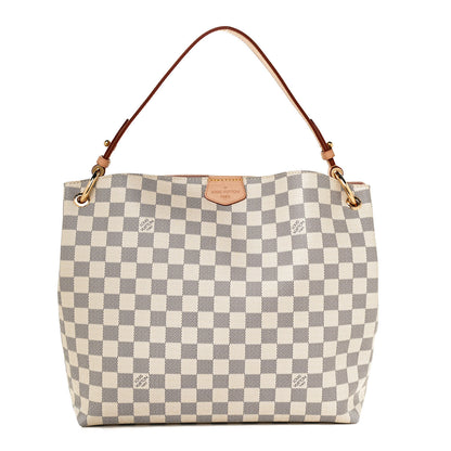 Louis Vuitton Damier Azur Graceful PM Rose Ballerine 1 of 9