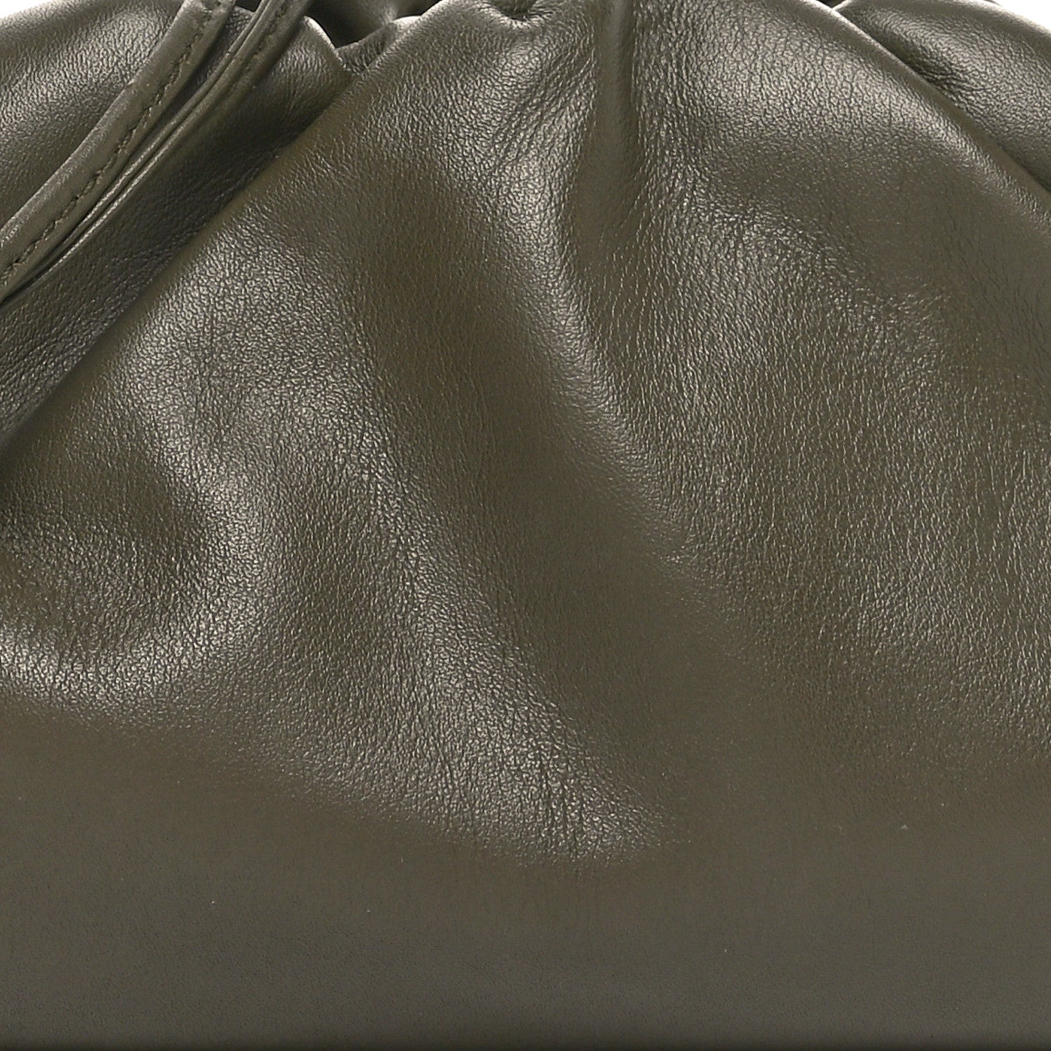 Bottega Veneta Butter Calfskin The Mini Pouch Kaki Fondente 9 of 11