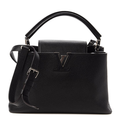 Louis Vuitton Taurillon Capucines PM Black 1 of 8