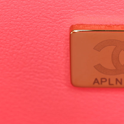 Chanel Lambskin Quilted CC In Love Heart Bag Pink 6 of 9