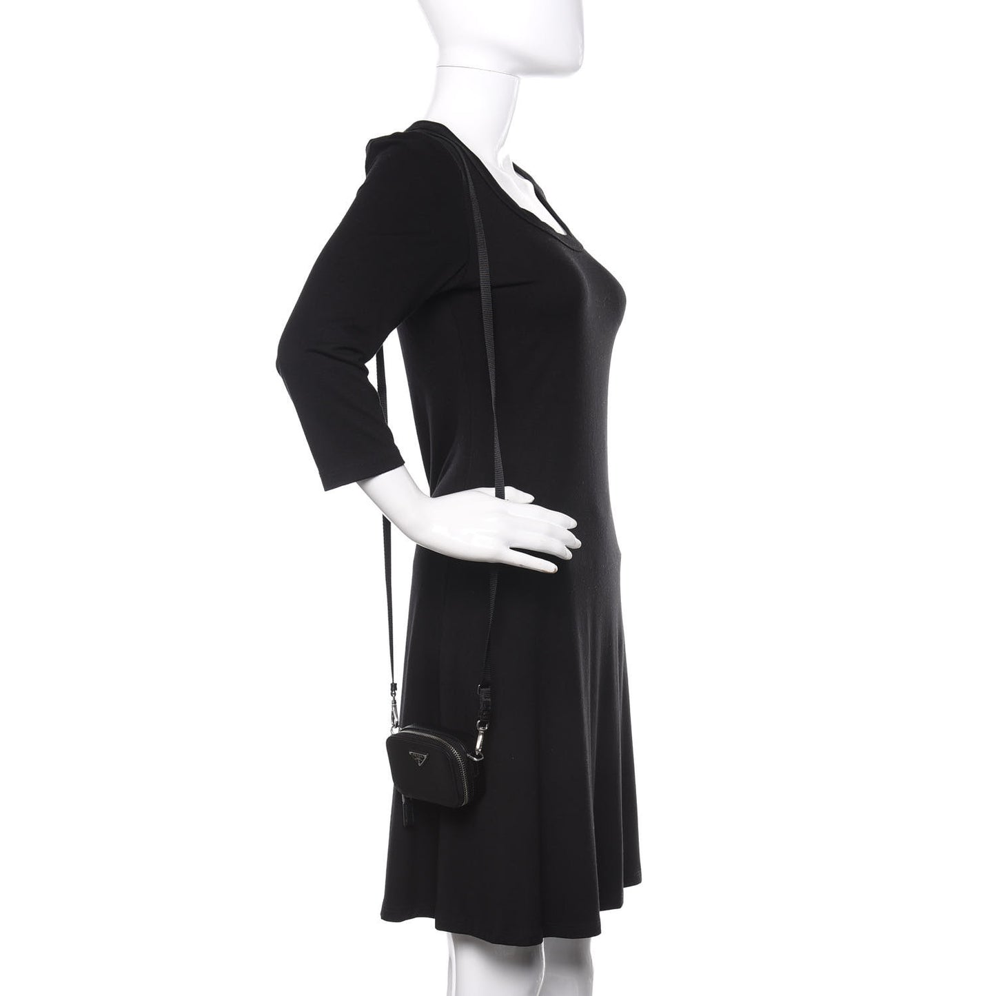 Saffiano Cargo Pouch Black