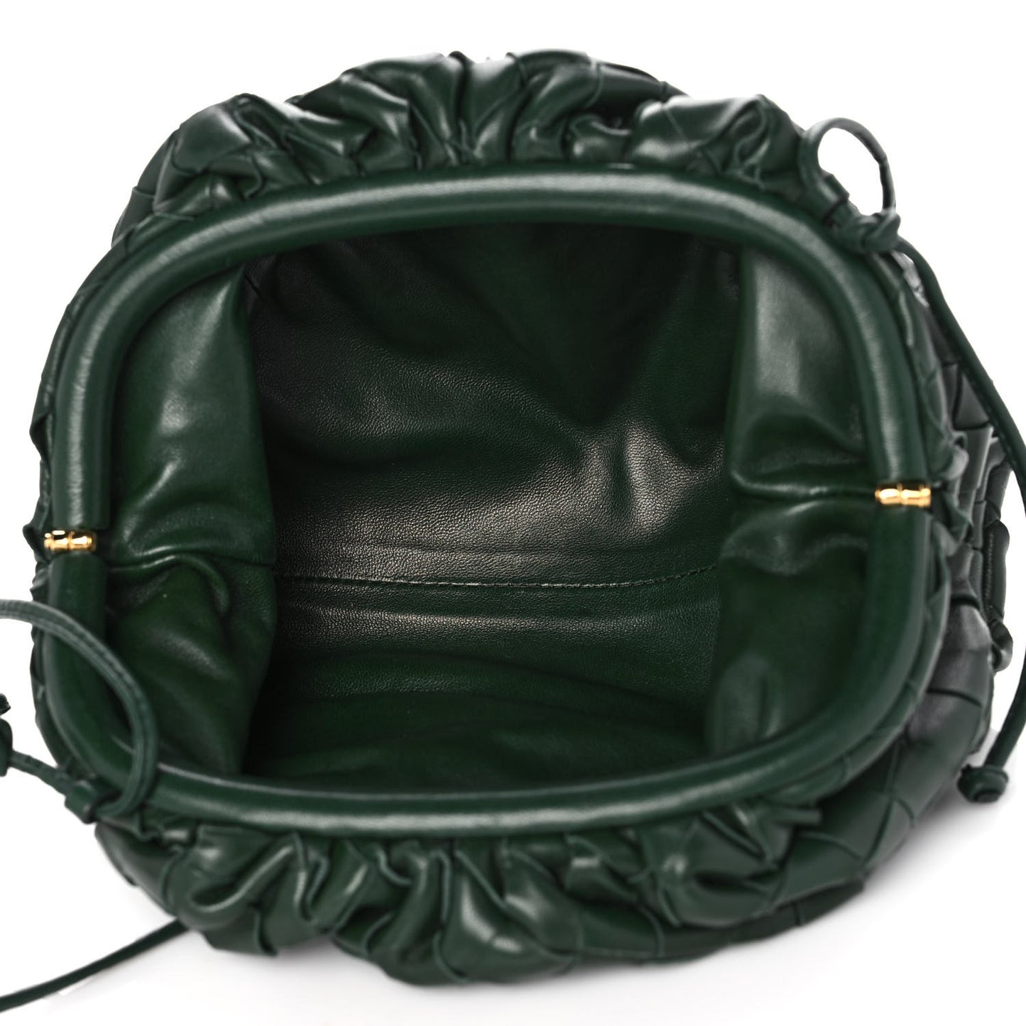 Nappa Intrecciato The Mini Pouch Bottle Green