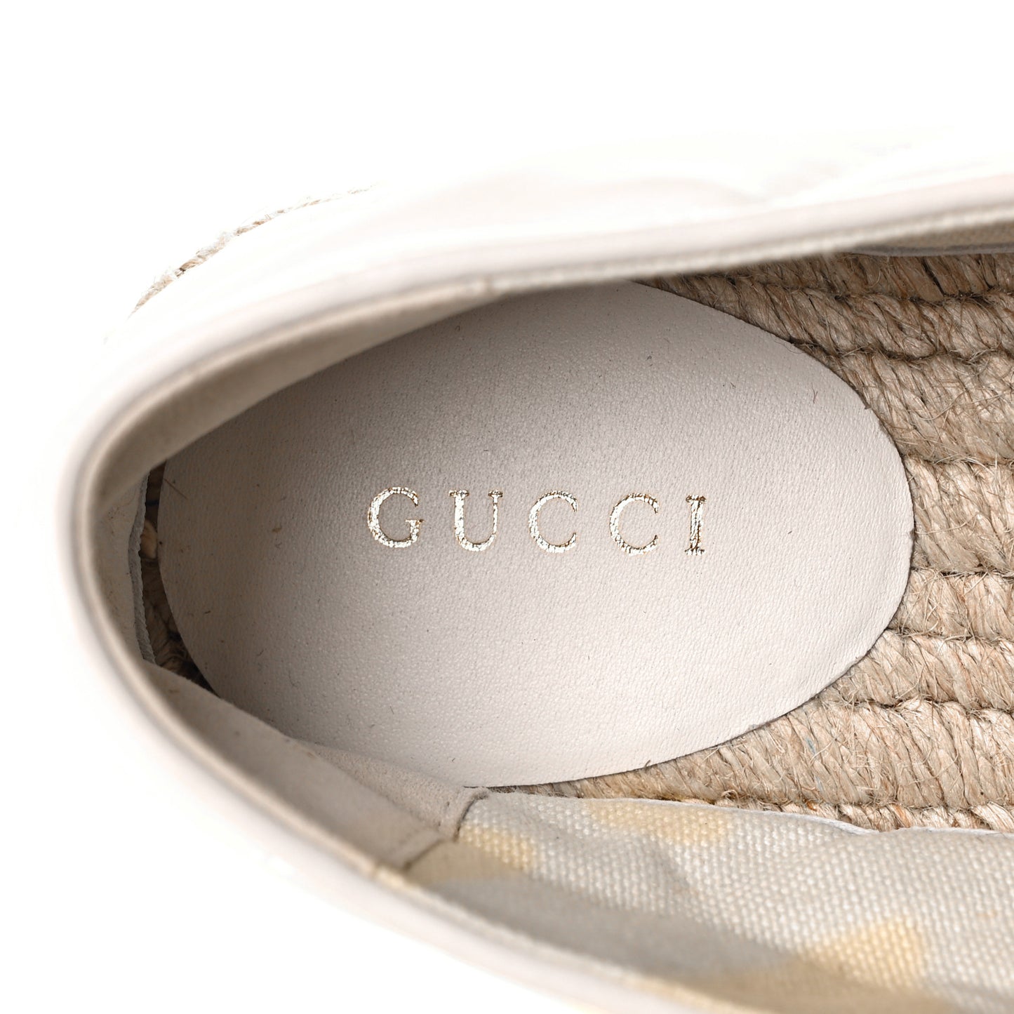 Nappa Matelasse GG Marmont Espadrilles 37 Great White