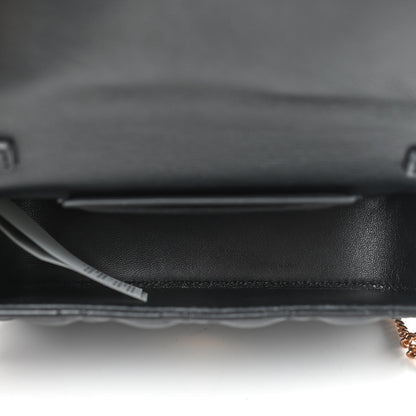 Versace Nappa Quilted Virtus Evening Bag Black 4 of 8