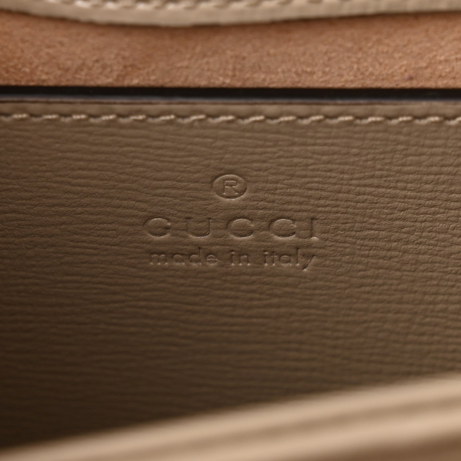 Gucci GG Supreme Monogram Azalea Calfskin Mini Horsebit 1955 Top Handle Flap Bag Beige Mystic White Oatmeal 6 of 11