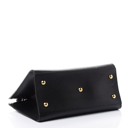 Saint Laurent Textured Calfskin Small Classic Y Cabas Black 3 of 4