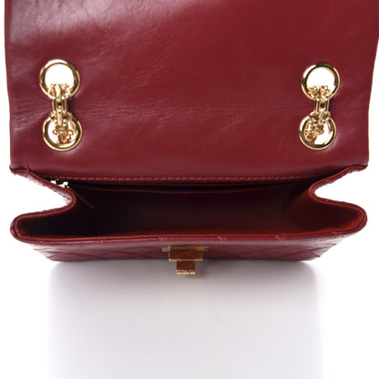 Chanel Aged Calfskin Quilted 2.55 Reissue Mini Flap Red 5 of 11