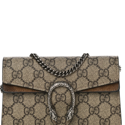 Gucci GG Supreme Monogram Super Mini Dionysus Shoulder Bag Taupe 7 of 27