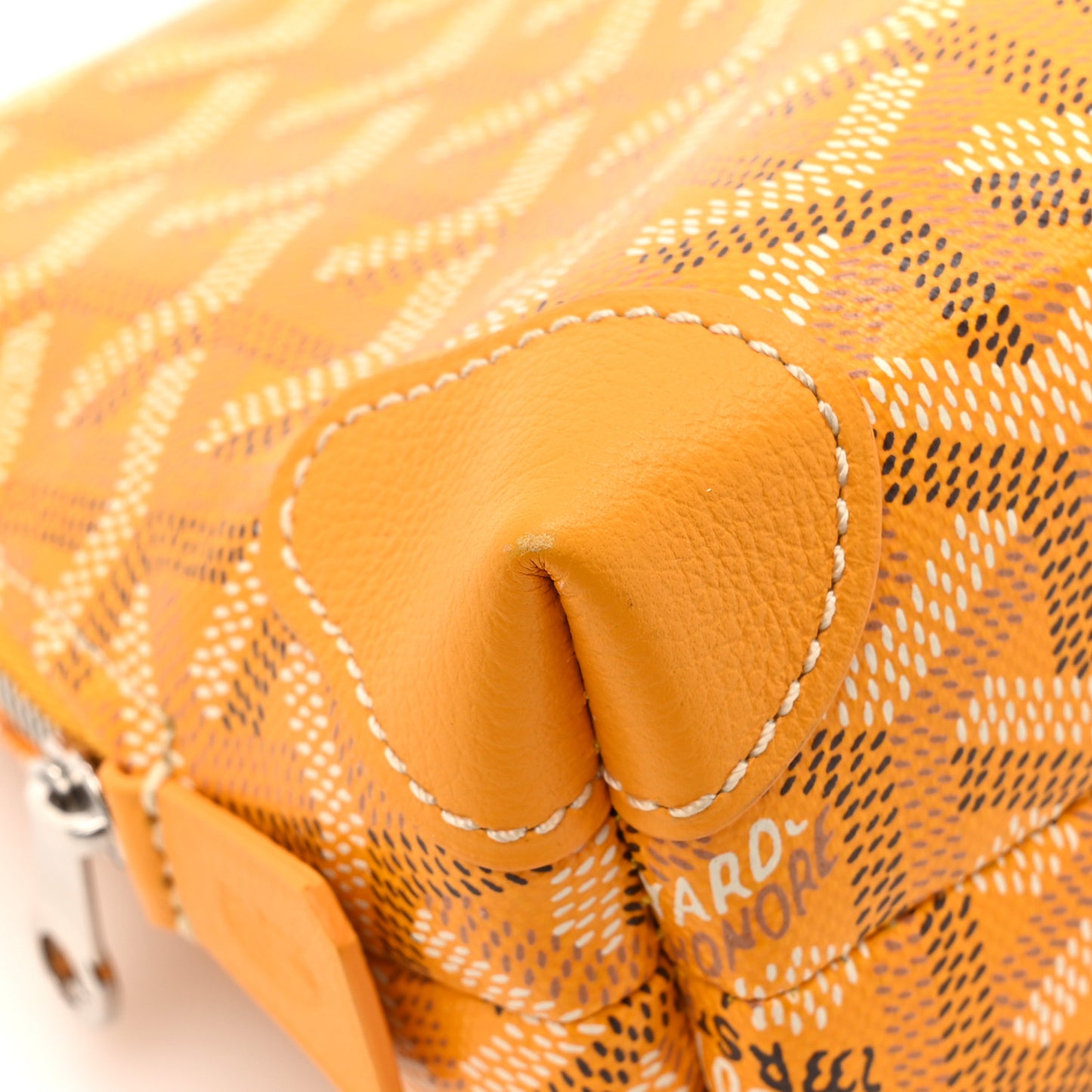 Goyardine Vendome Toiletry Pouch Yellow