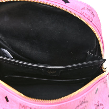 MCM Visetos Small Duke Backpack Pink 11 of 16