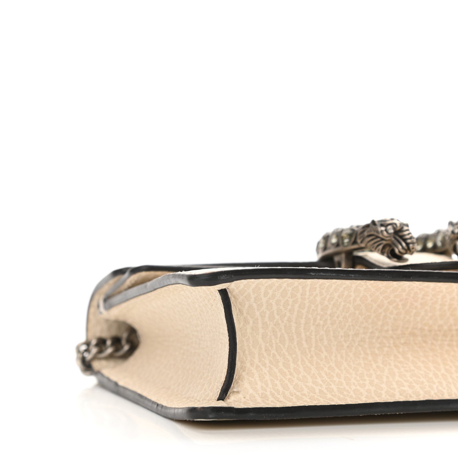 Gucci Dollar Calfskin Crystal Super Mini Dionysus Shoulder Bag Mystic White Black Diamond 9 of 10