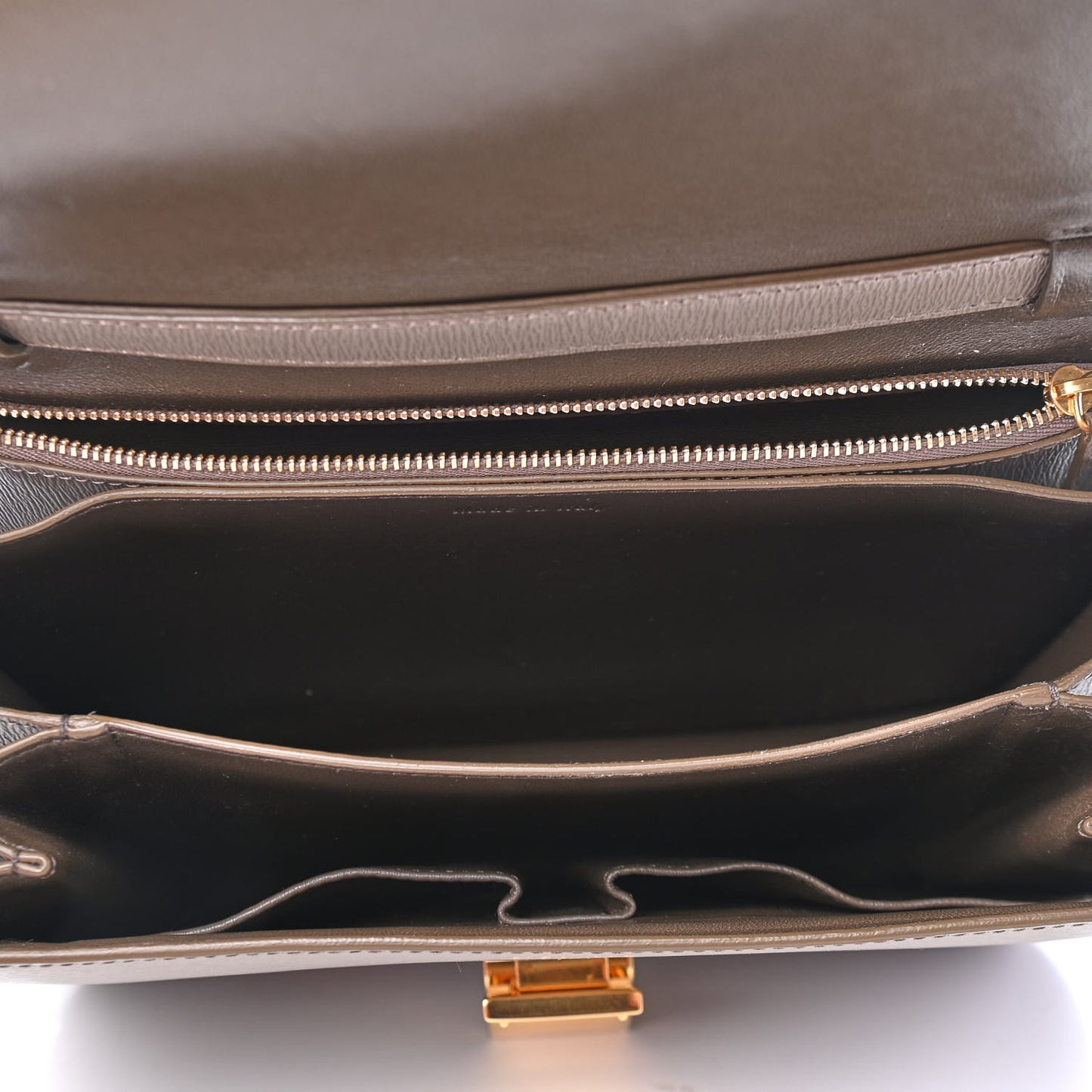 Liege Calfskin Medium Classic Box Flap Bag Souris