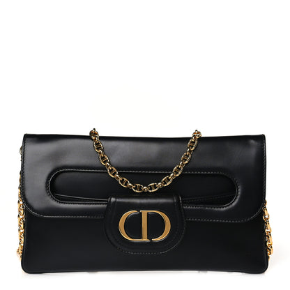 Christian Dior Smooth Calfskin Medium Diordouble Chain Bag Black 1 of 8