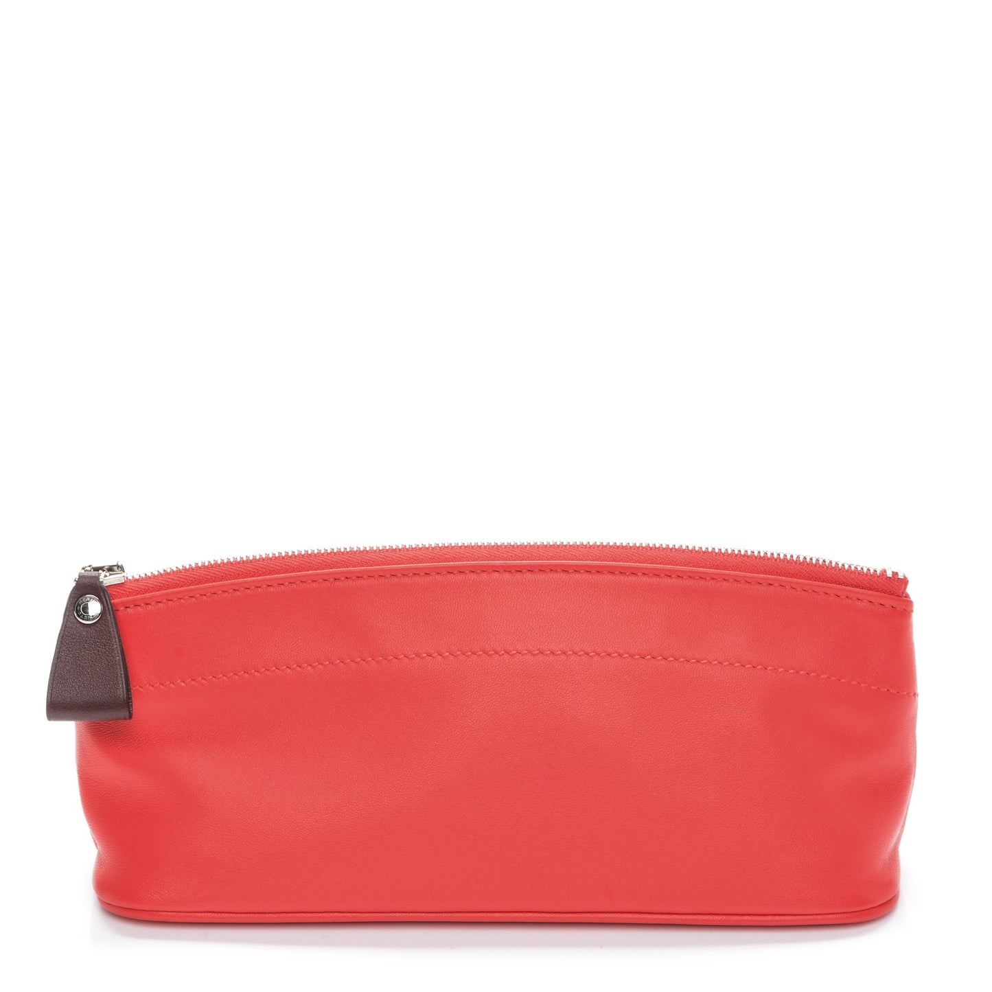 Milo Lambskin Swift Calfskin Tohubohu Pouch PM Rose Jaipur Prune