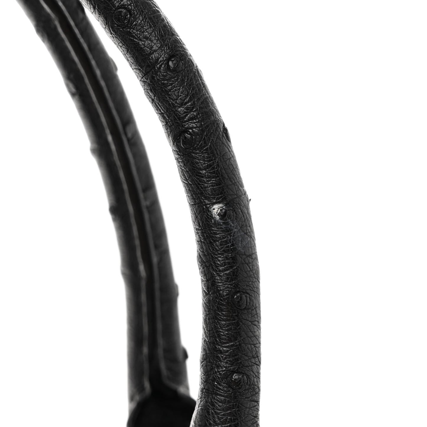 Ostrich Tote Black