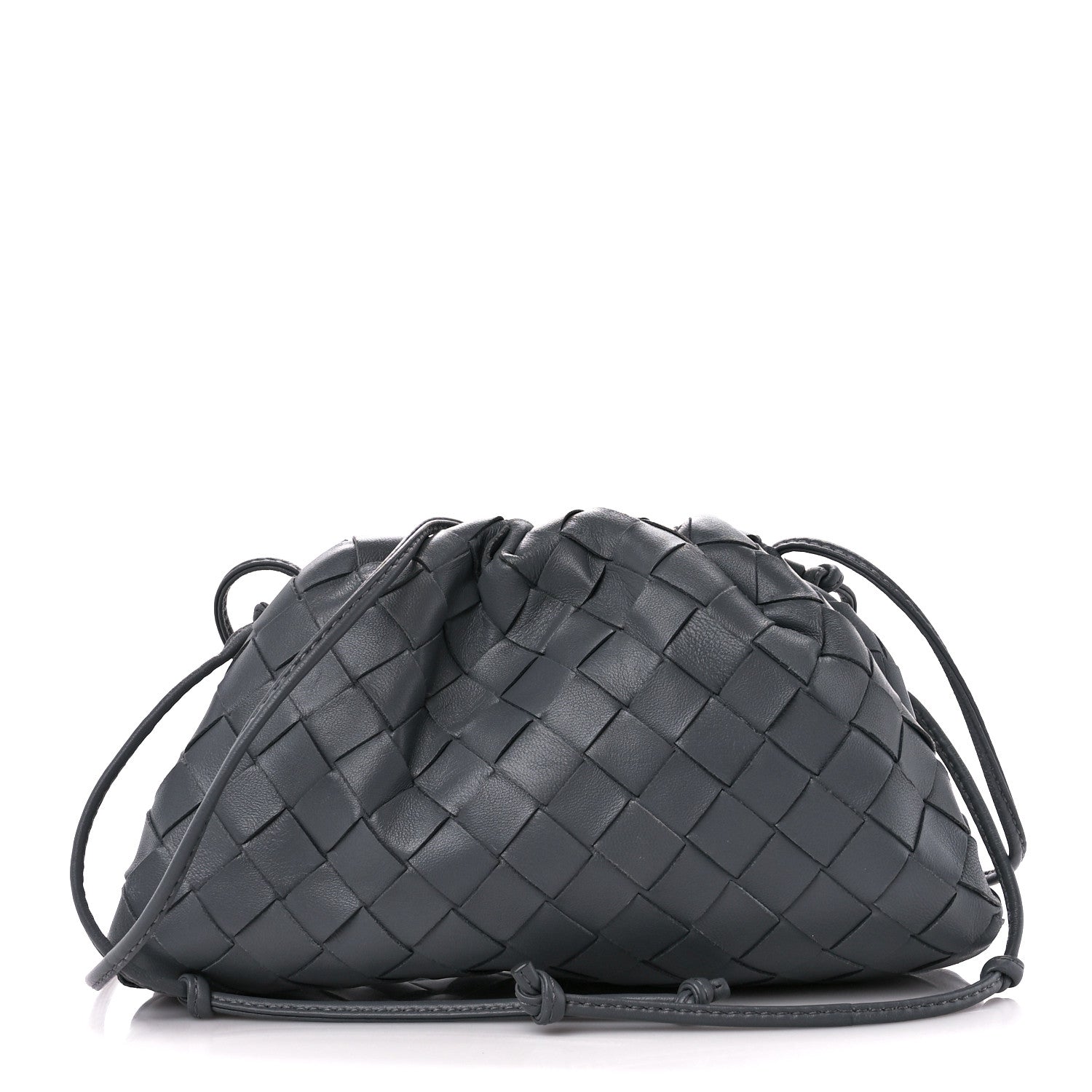 Bottega Veneta Nappa Intrecciato The Mini Pouch Thunder 1 of 11