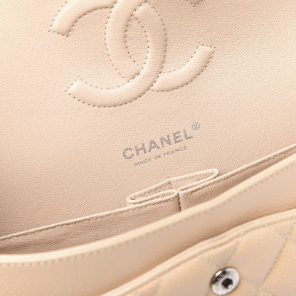 Chanel Caviar Quilted Medium Double Flap Beige Clair 7 of 10