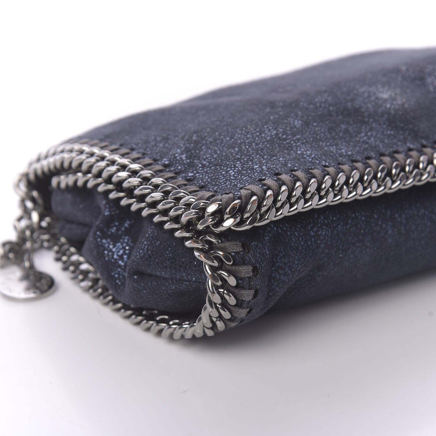 Stella McCartney Shaggy Deer Falabella Crossbody Bag Navy 6 of 10