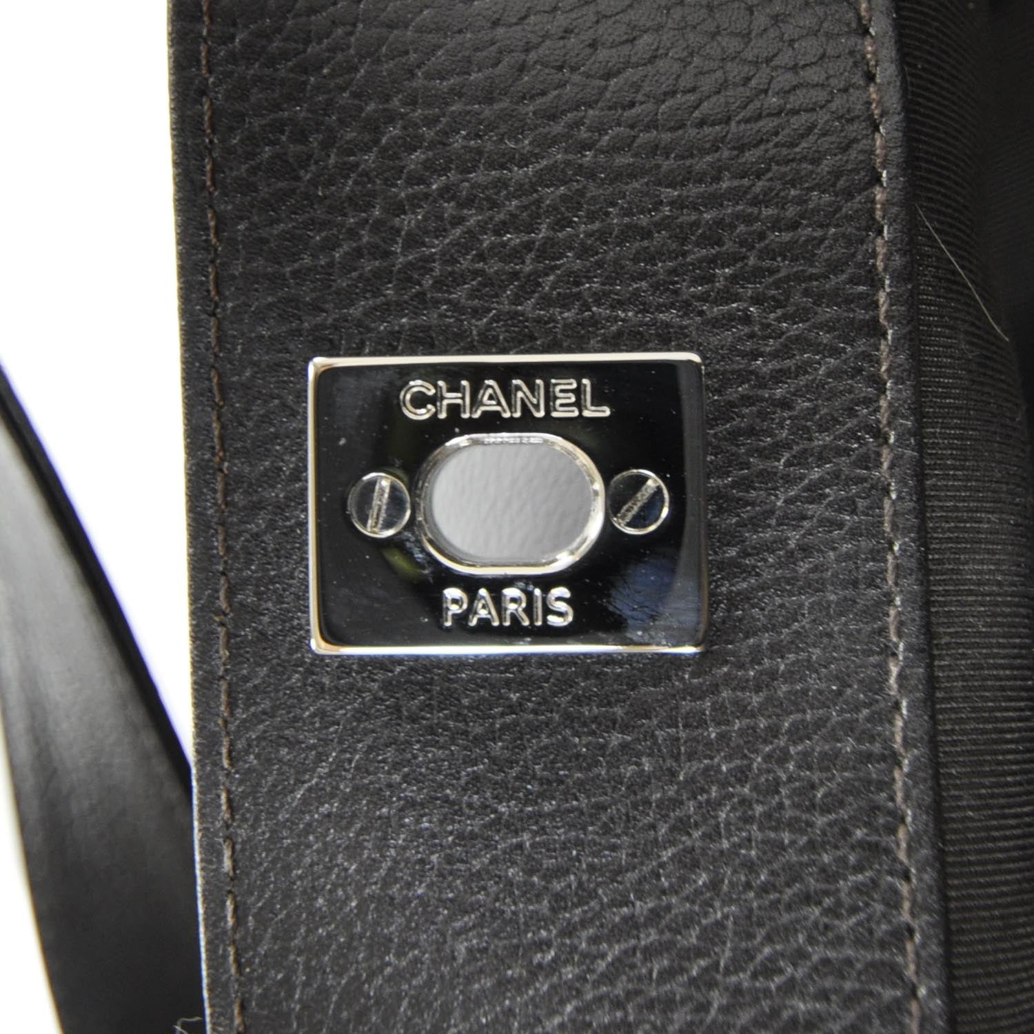 Chanel Caviar Cerf Executive Shopper Tote Dark Brown 11 of 12
