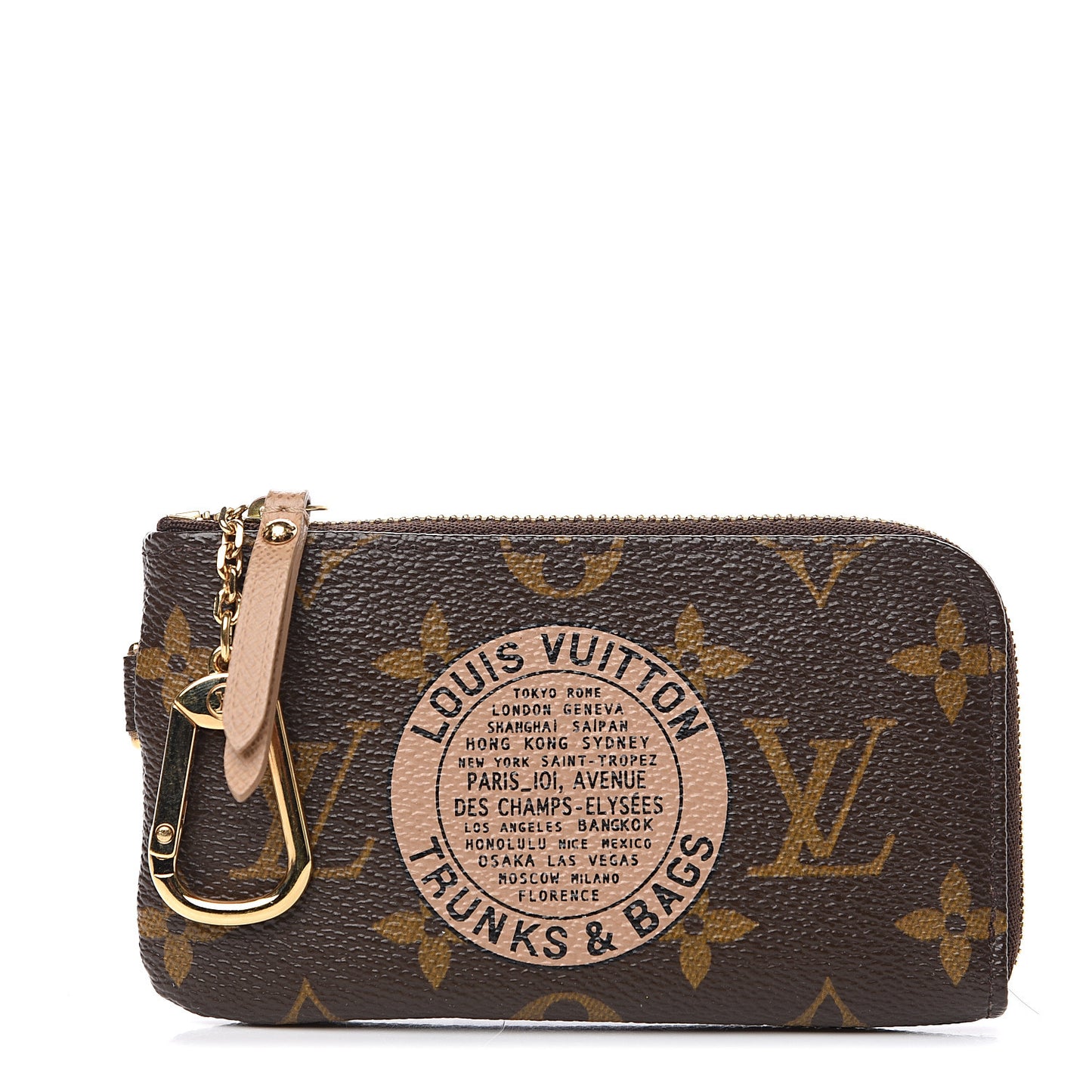 Monogram Complice Trunks and Bags Key Pouch Beige