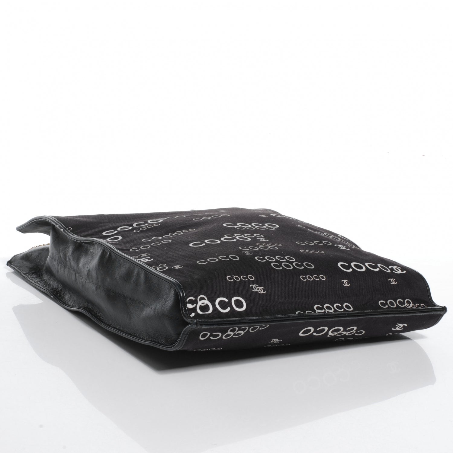 Chanel Canvas Coco Shopping Tote Black 4 of 7