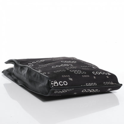 Chanel Canvas Coco Shopping Tote Black 4 of 7