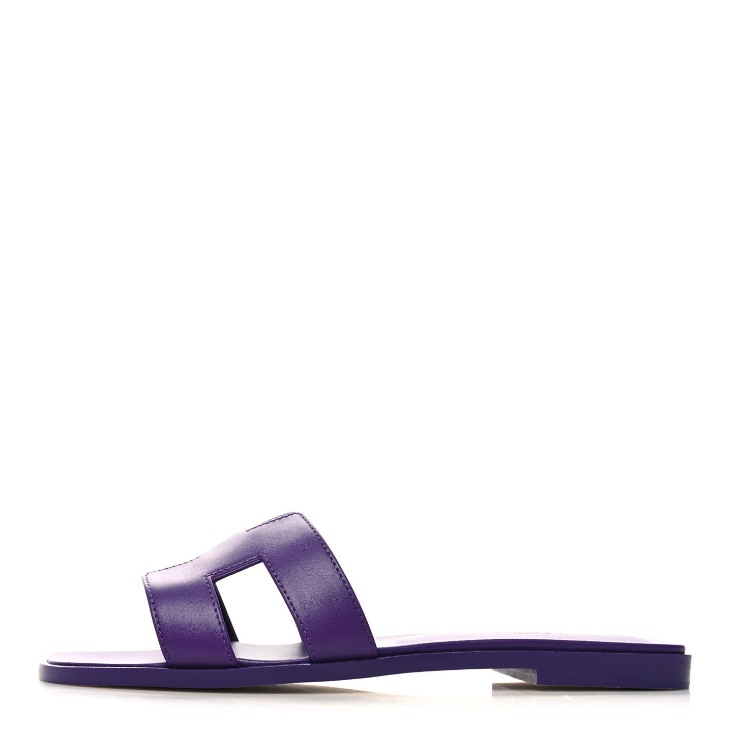 Calfskin Oran Sandals 38.5 Violet Majorette