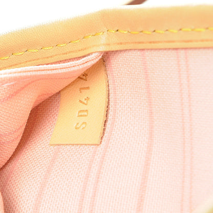 Louis Vuitton Damier Azur Neo Neverfull MM Rose Ballerine 10 of 10