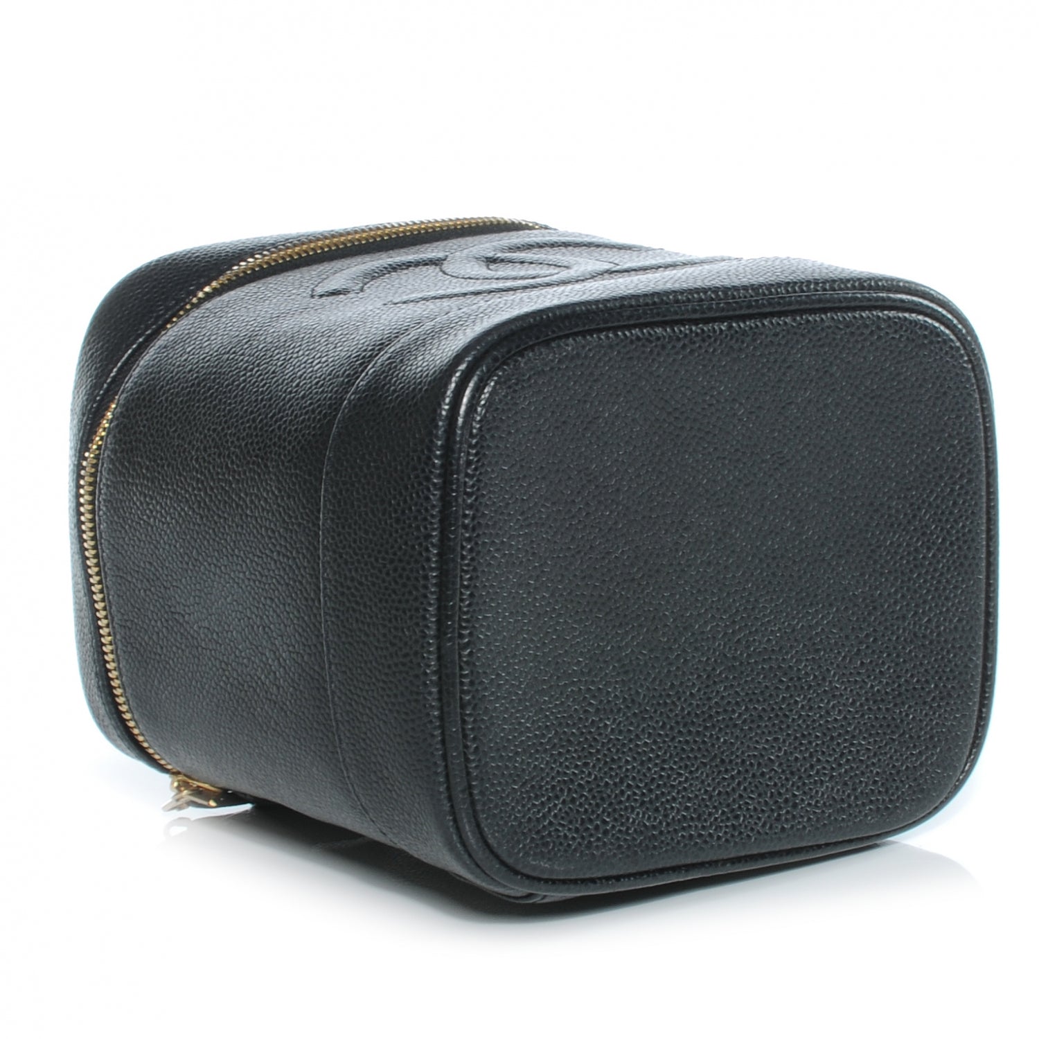 Chanel Caviar Cosmetic Vanity Bag Black 4 of 8