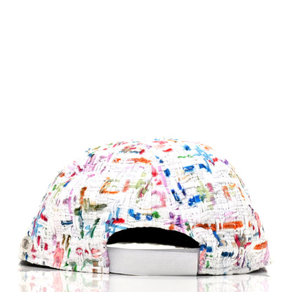 Chanel Tweed Cap Hat Multicolor 3 of 6