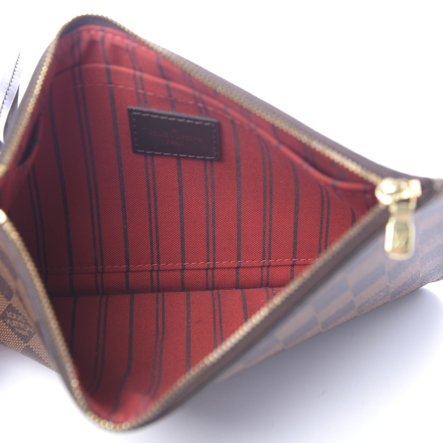 Louis Vuitton Damier Ebene Neverfull MM GM Pochette 5 of 8