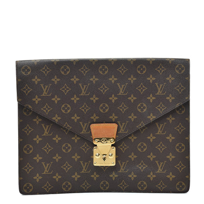 Louis Vuitton Monogram Porte-Documents Senateur Document Holder 1 of 15