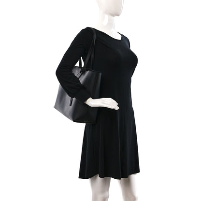 Saint Laurent Calfskin Large Shopping Tote Black 2 of 16