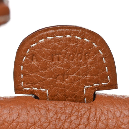 Hermes Taurillon Clemence Evelyne III PM Gold 7 of 14