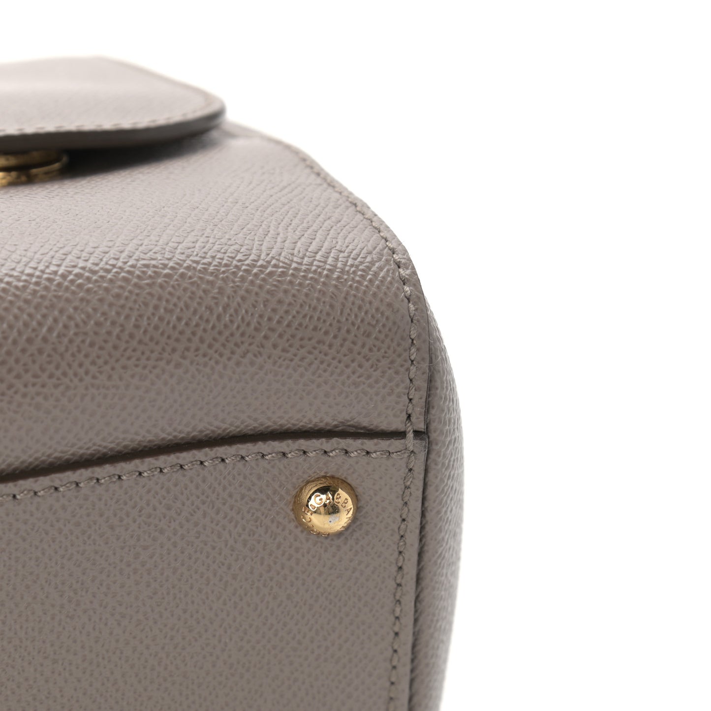 Dauphine Calfskin Medium Miss Sicily Satchel Grey