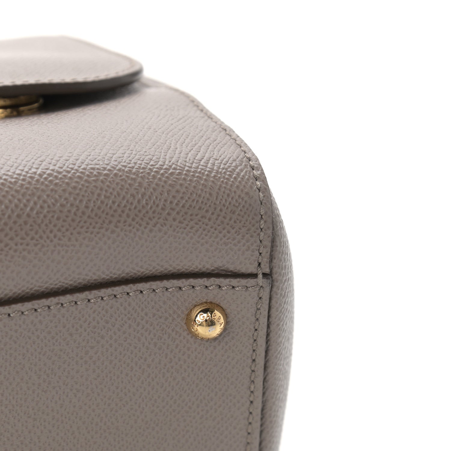 Dolce & Gabbana Dauphine Calfskin Medium Miss Sicily Satchel Grey 10 of 13