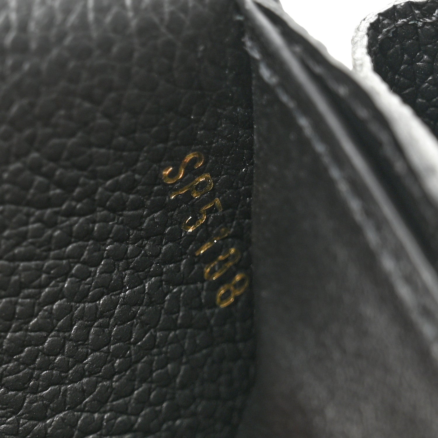 Louis Vuitton Empreinte Vavin Chain Wallet Black 7 of 12