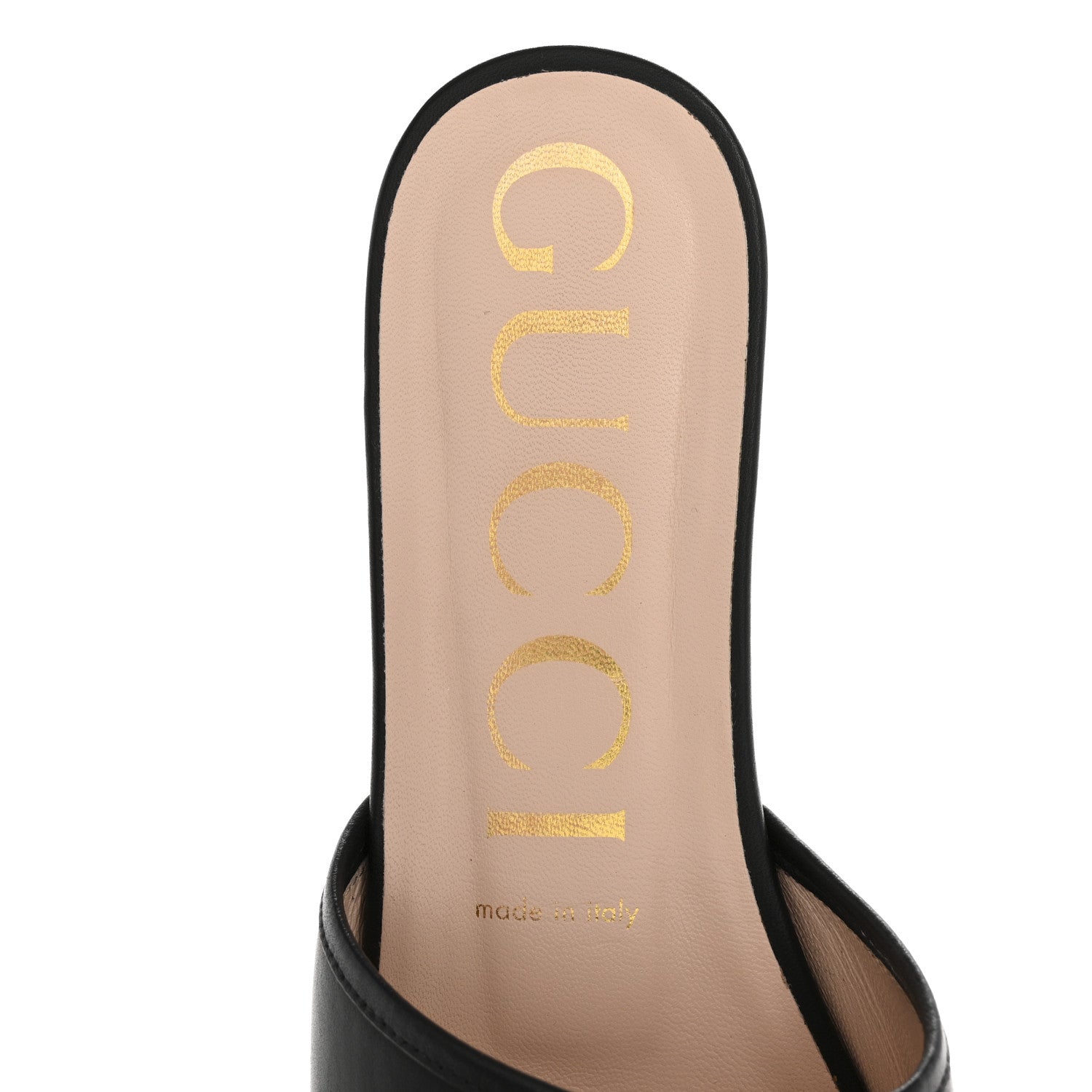 Gucci Nappa Horsebit Flat Slide Sandals 38 Black 7 of 13