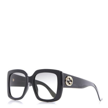 Gucci Acetate Square Frame Sunglasses GG0141S Black 1 of 8