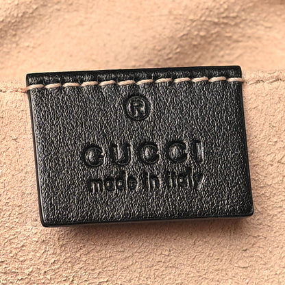 Gucci Calfskin Matelasse Small GG Marmont Chain Shoulder Bag Black 6 of 10