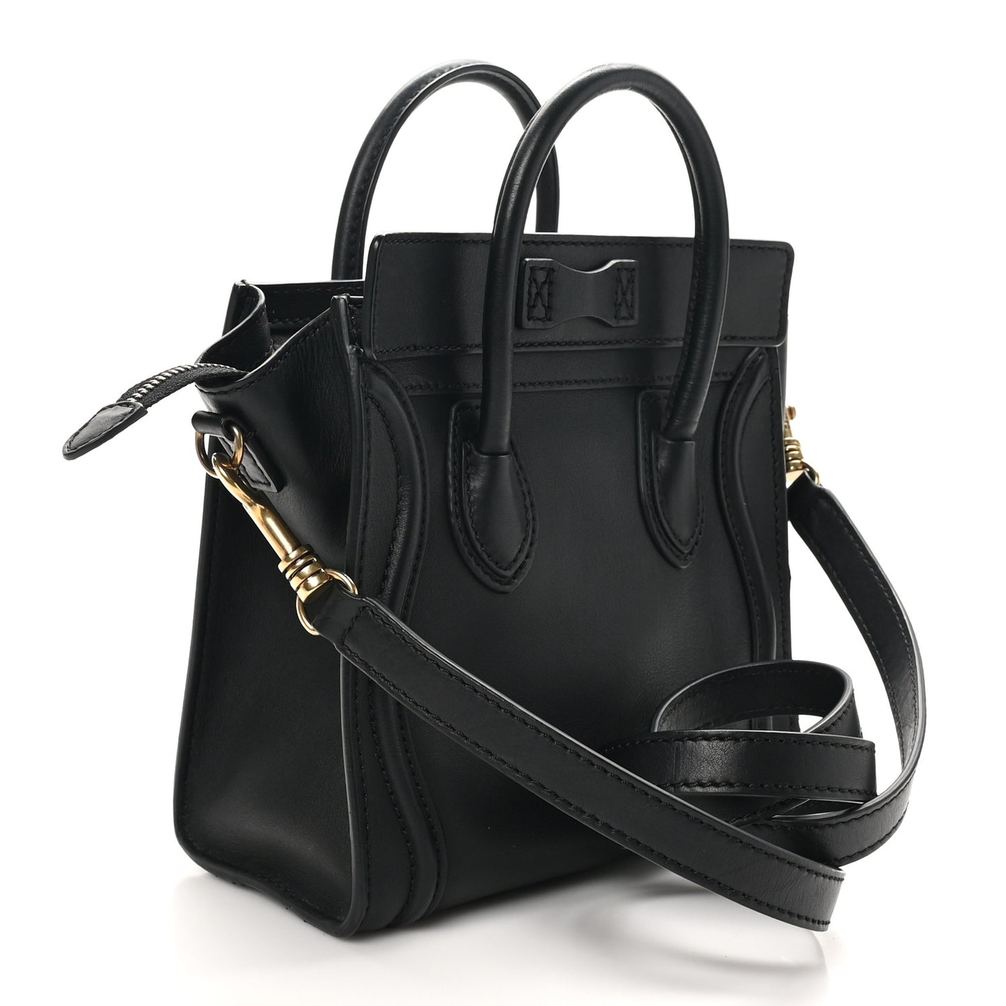 Smooth Calfskin Nano Luggage Black