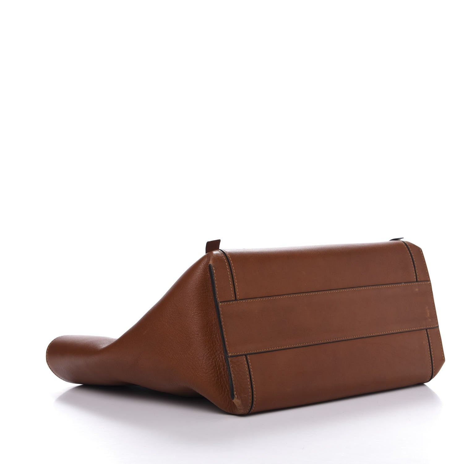 Chloe Smooth Calfskin Medium Milo Shopping Tote Caramel 4 of 17