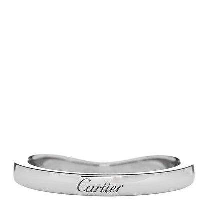 Cartier Platinum Diamond Ballerine Wedding Band Ring 47 4.25 3 of 4