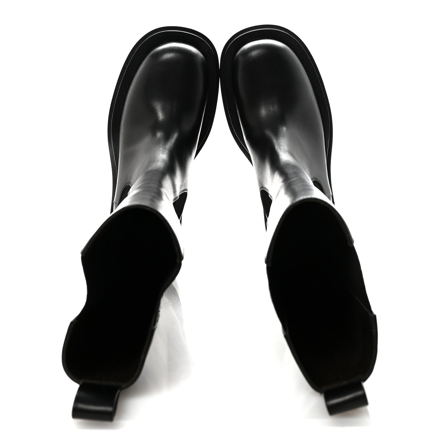 BOTTEGA VENETA LUGブーツ / 36.5 Bottega Veneta Calfskin The Lug Chelsea 30/70mm Tall Boots 36.5